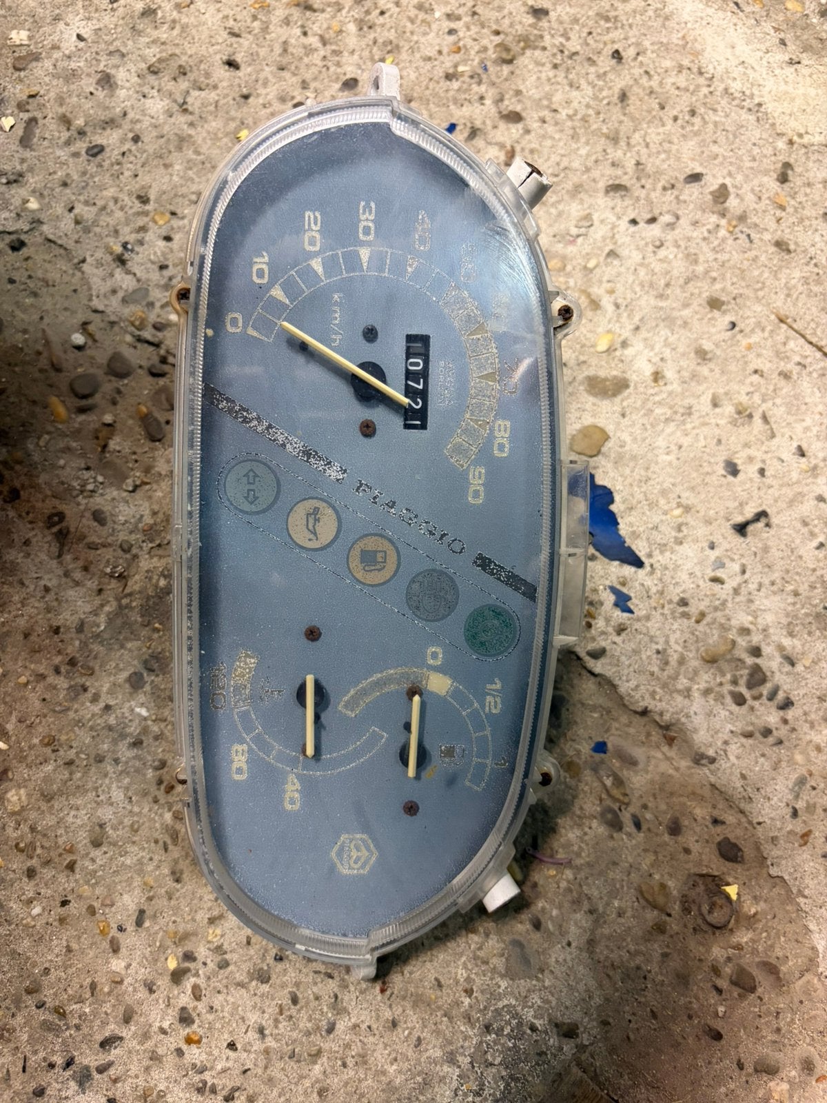 Piaggio Quartz kilometer teller, Ophalen of Verzenden
