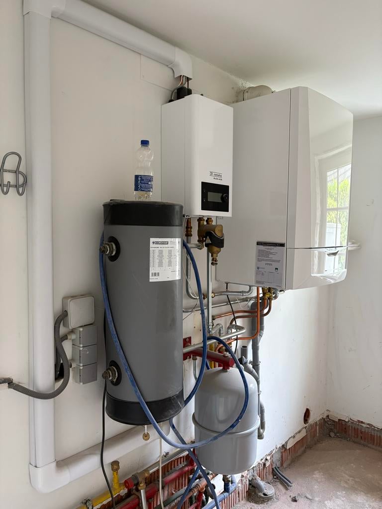 Nieuwe CV-ketel met boiler - Compleet systeem, Doe-het-zelf en Verbouw, Verwarming en Radiatoren, Ophalen, Hoog rendement (Hr)