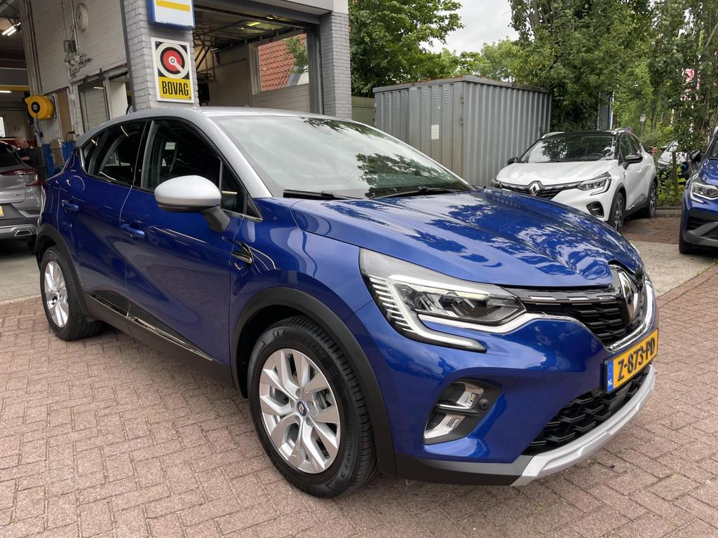 Renault Captur 1.6 E-Tech Plug-in Hybrid 160 Intens, Stof, Gebruikt, 4 cilinders, Blauw