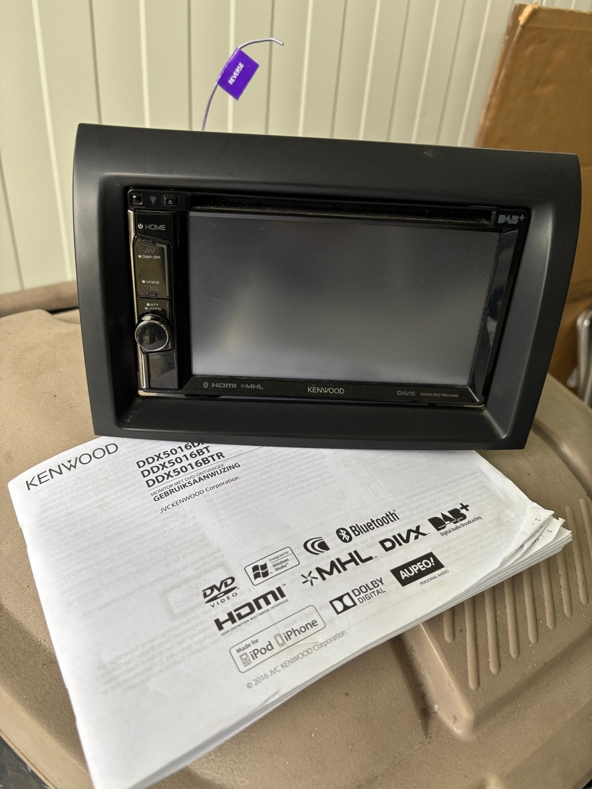 Kenwood DDX5016DAB DAB+ radio voor o.a Fiat Ducato (2017), Ophalen of Verzenden, Gebruikt