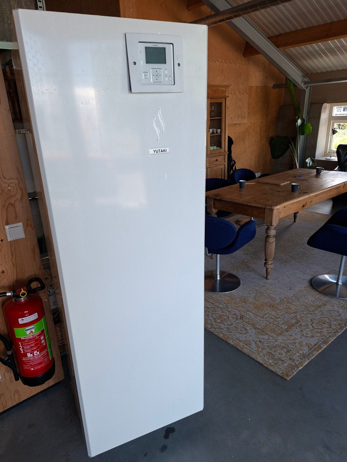 Warmtepomp combi Hitachi 6 Kw, Ophalen of Verzenden, Minder dan 60 cm, Kachel, 30 tot 80 cm