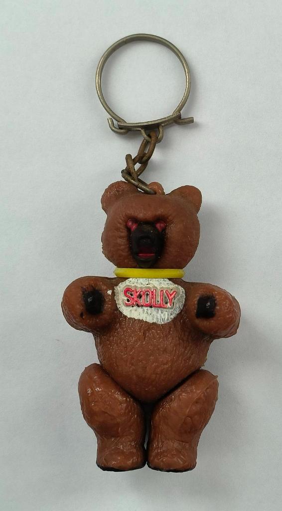 Skolly sleutelhanger (bruin), Verzamelen, Sleutelhangers, Ophalen of Verzenden, Zo goed als nieuw, Merk