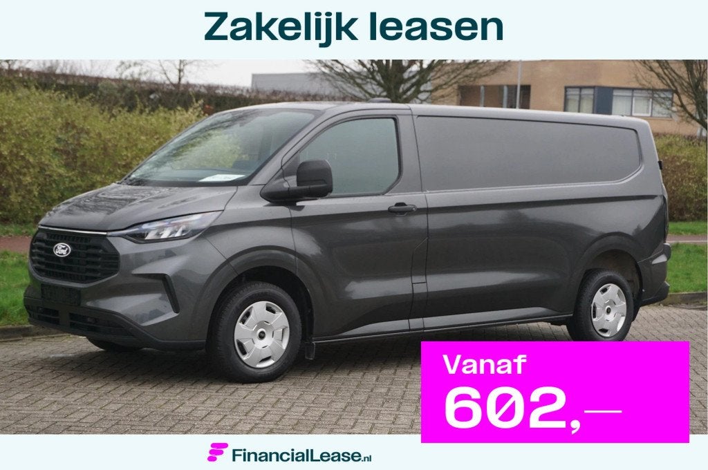 Ford Transit Custom 300L 136PK Trend BPM VRIJ! 13" Sync Navi, Voorwielaandrijving, 136 pk, Gebruikt, 4 cilinders