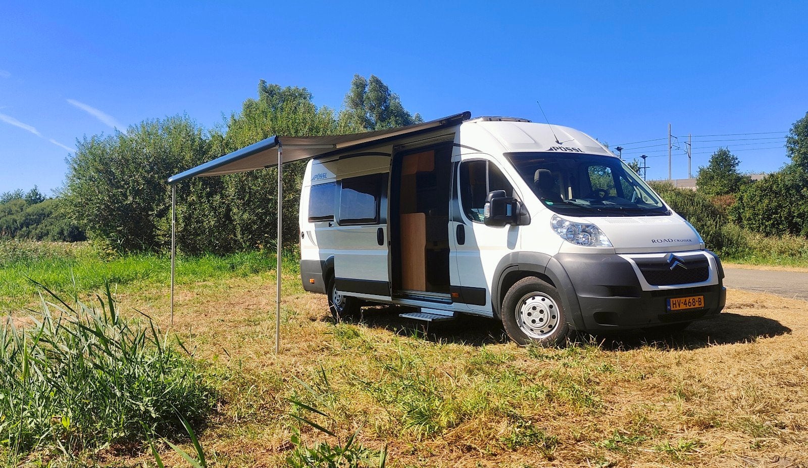 Pössl Roadcruiser buscamper. 3.0 liter diesel met 177 PK., Caravans en Kamperen, Buscamper of Camperbus, Ringverwarming, Pössl