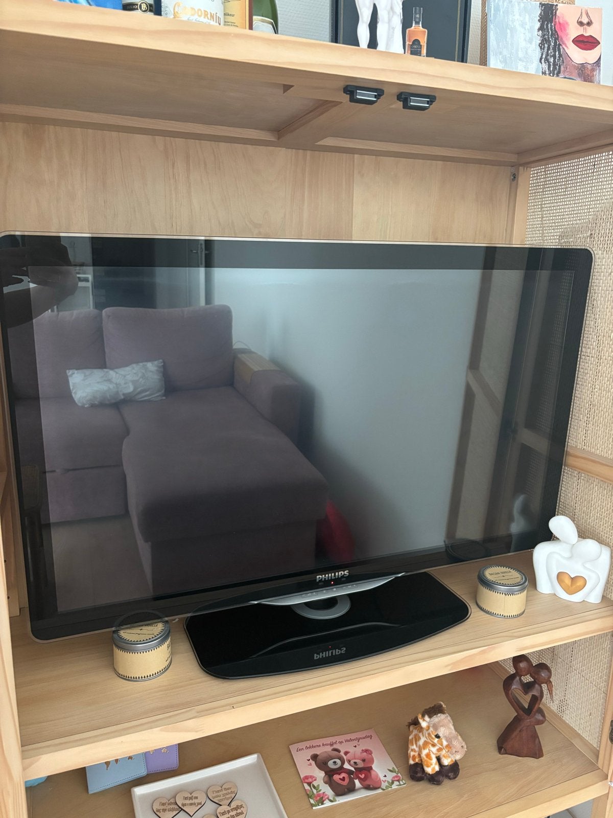 Philips 37PFL8605H/12 LCD TV met Google Chromecast, Ophalen, Philips, Gebruikt, 50 Hz