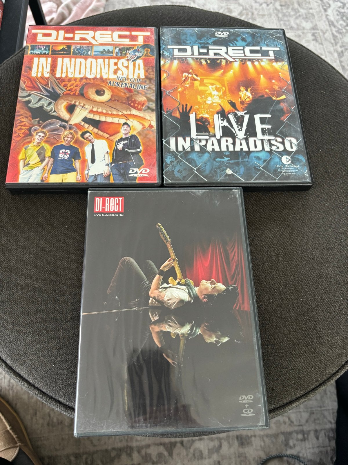 DI-RECT DVD collectie: In Indonesia, Live in Paradiso, Live, Gebruikt, Alle leeftijden, Nederlands, Concert