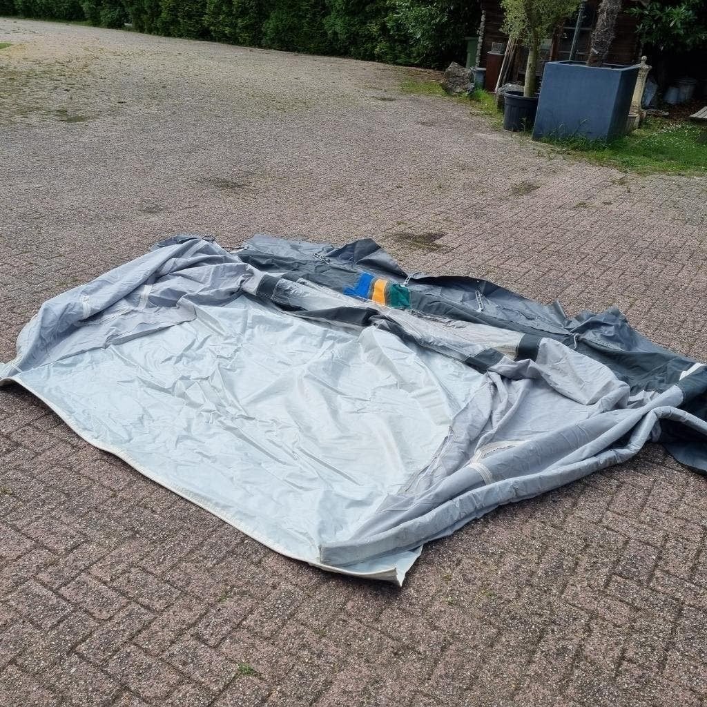 kleine voortent wintertent voor caravan of camper, Ophalen of Verzenden, Zo goed als nieuw, Tot en met 4