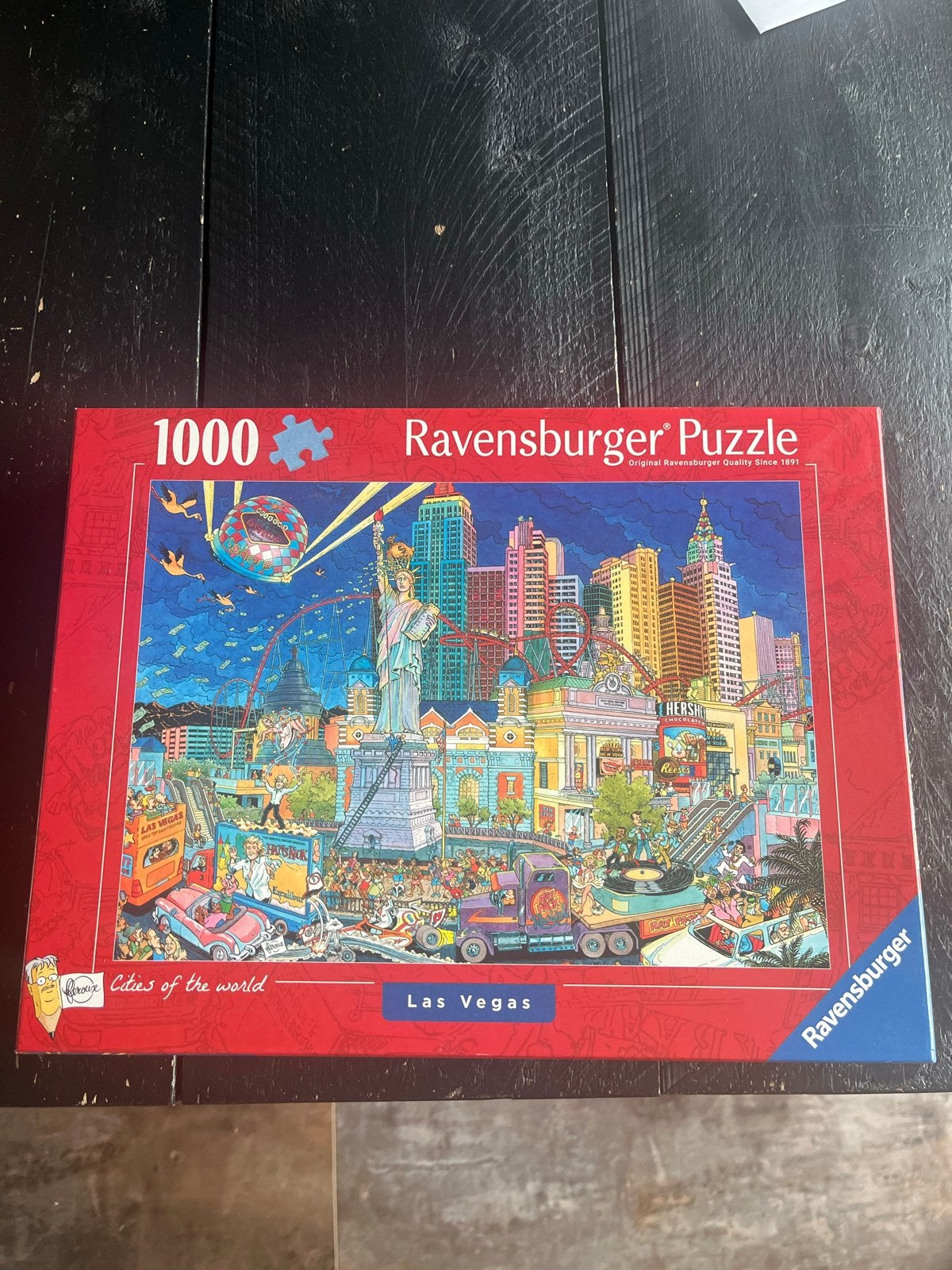 Gratis  Legpuzzel Las Vegas 1000 stukjes, Ophalen, 500 t/m 1500 stukjes, Gebruikt, Legpuzzel
