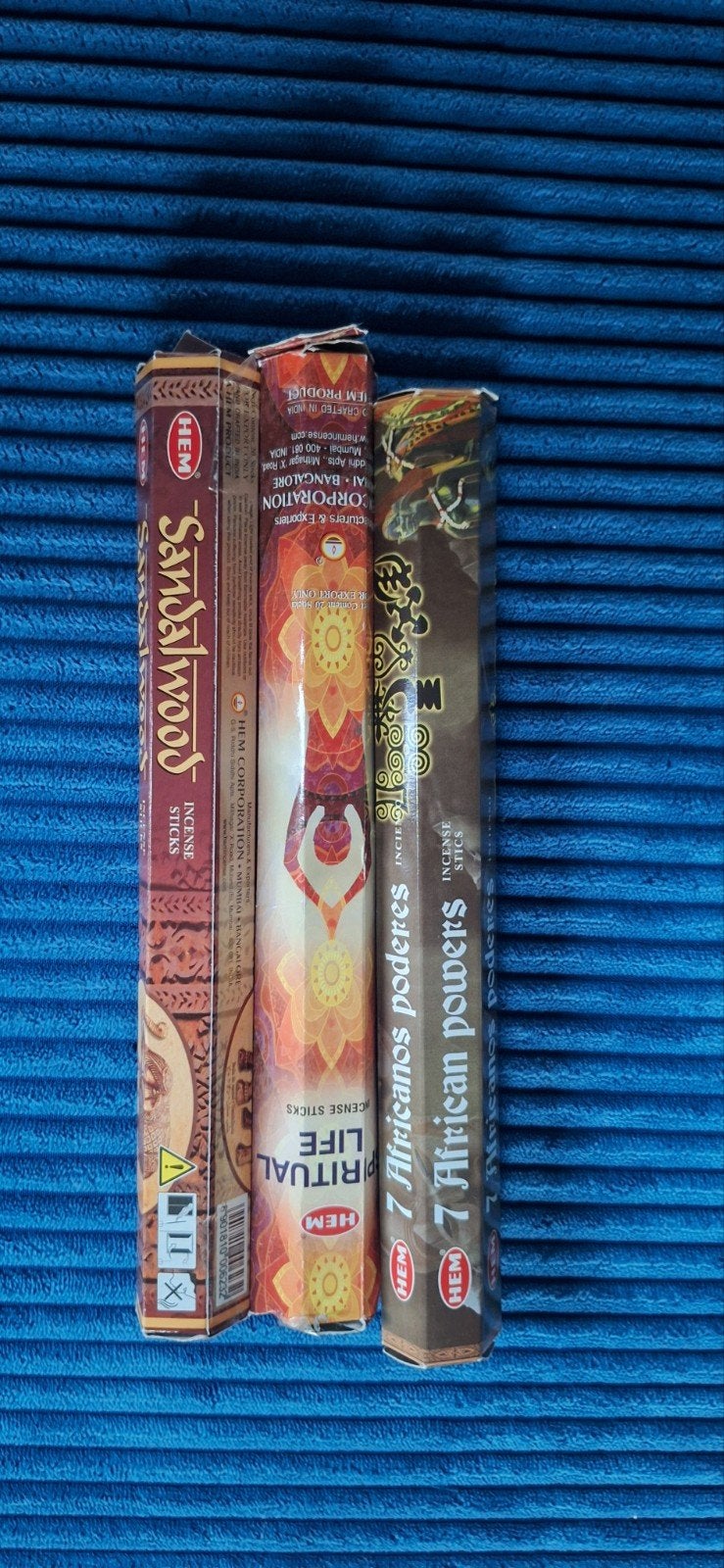 HEM Wierook: Sandalwood, Ritual Life, 7 African Powers, Ophalen of Verzenden, Nieuw