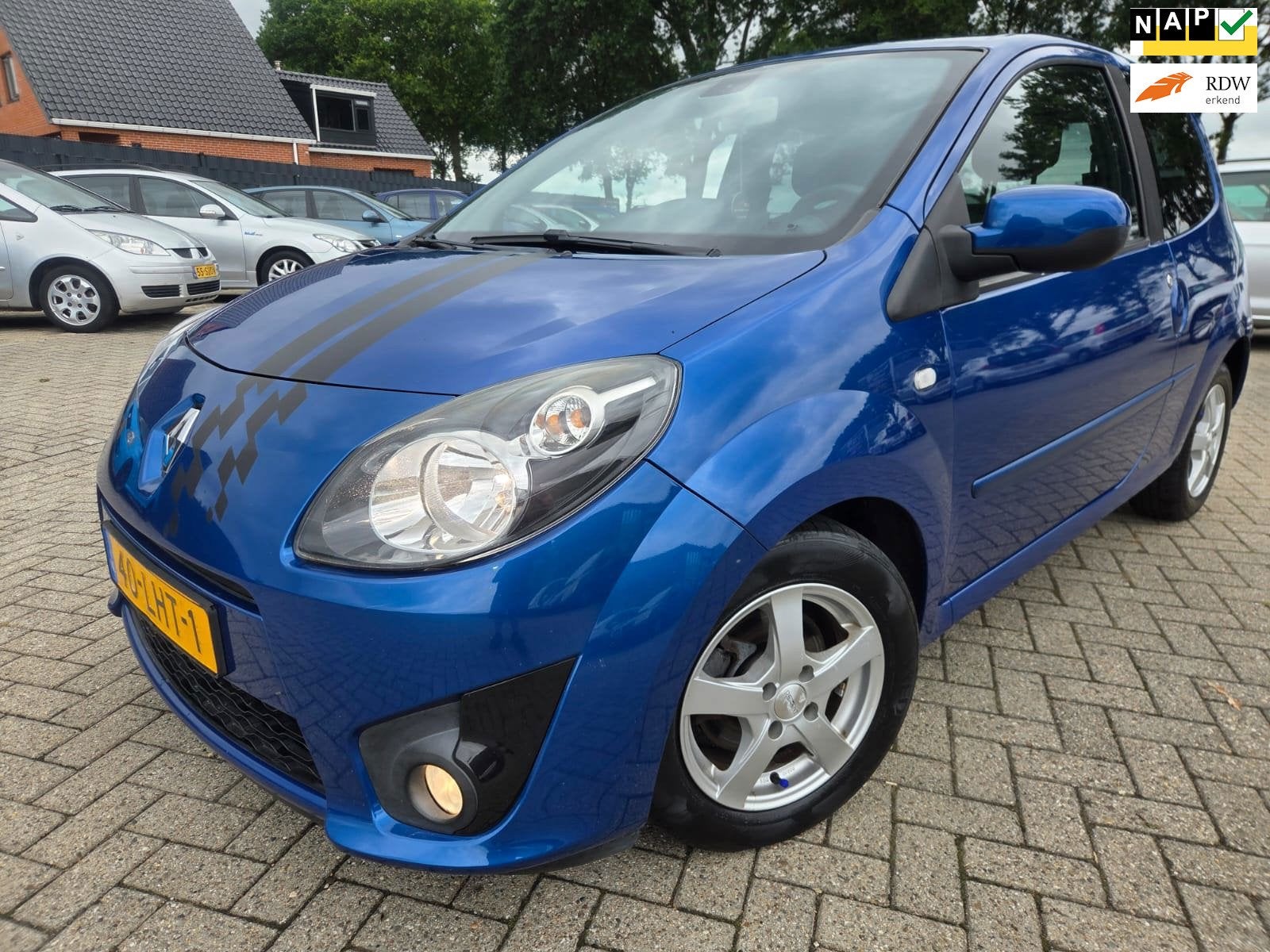 Renault Twingo 1.2-16V Dynamique 2010. Airco/CV/Lichtmetaal, 839 kg, Gebruikt, Zwart, 4 cilinders