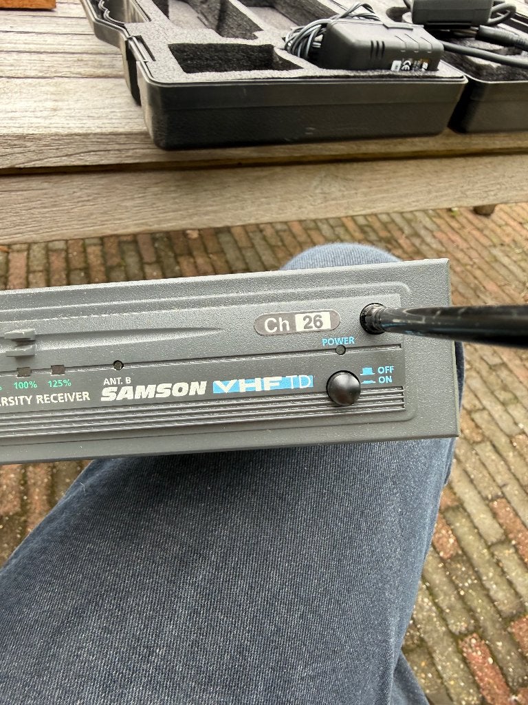 Samson VHF-TD draadloos gitaarsysteem, Ophalen of Verzenden, Gebruikt, Overige typen, Draadloos