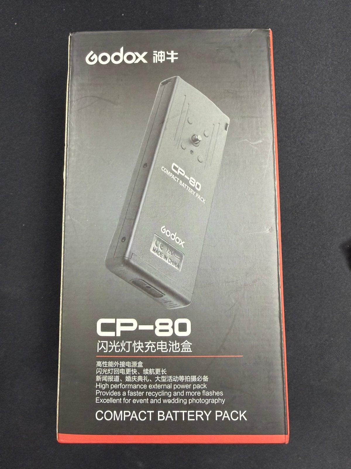 Godox CP80-S Battery Pack Canon, Overige merken, Ophalen of Verzenden, Zo goed als nieuw, Canon