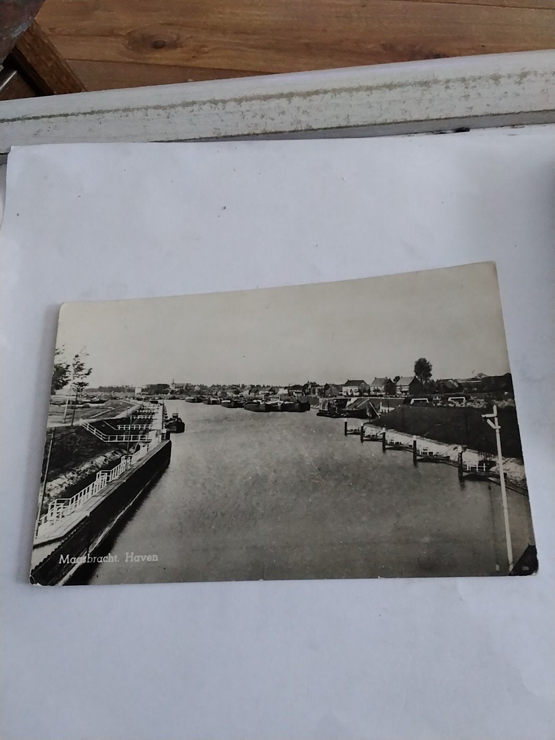 Oude Ansichtkaart Maasbracht Haven - Zeldzaam, Ophalen of Verzenden, Voor 1920, Zuid-Holland