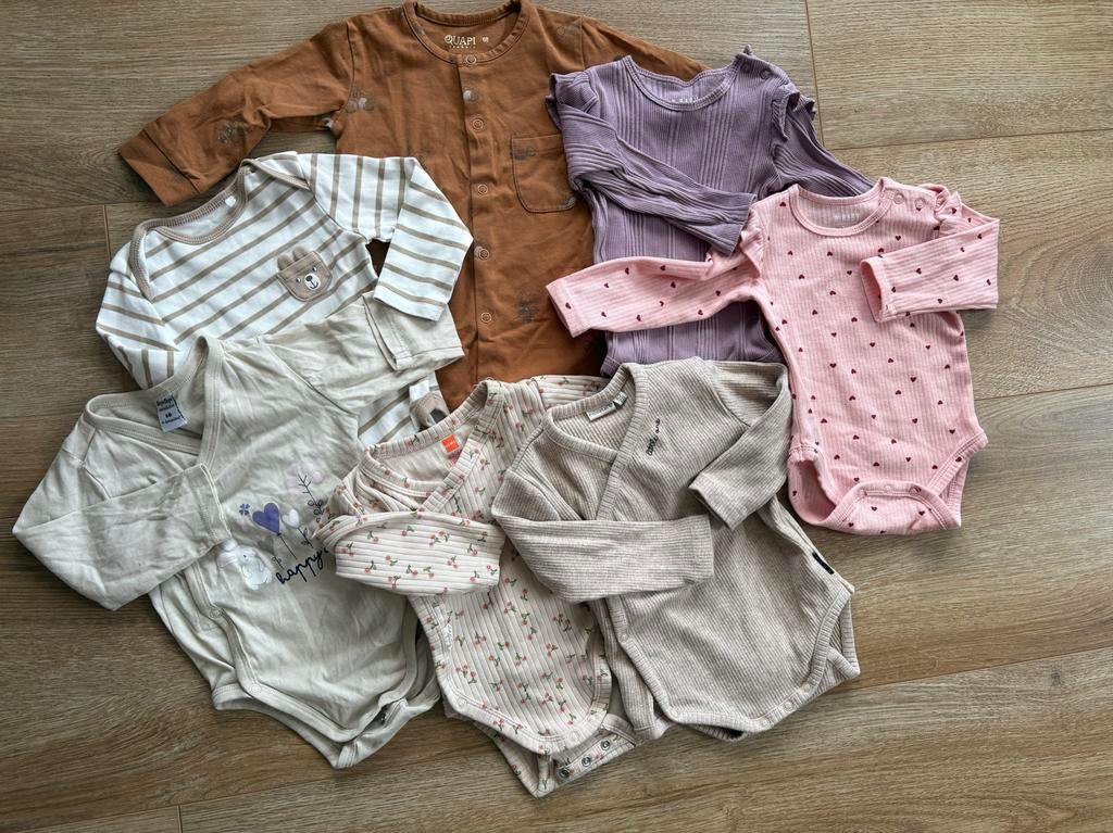 Baby rompers pakket - maat 62-68 meisje bundel, Ophalen of Verzenden, Gebruikt, Meisje