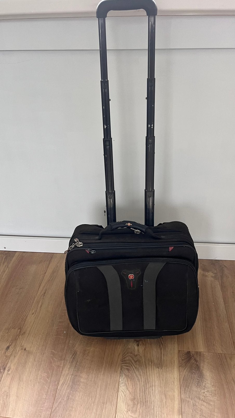 Laptop trolley, Ophalen, Zwart, 30 cm of meer