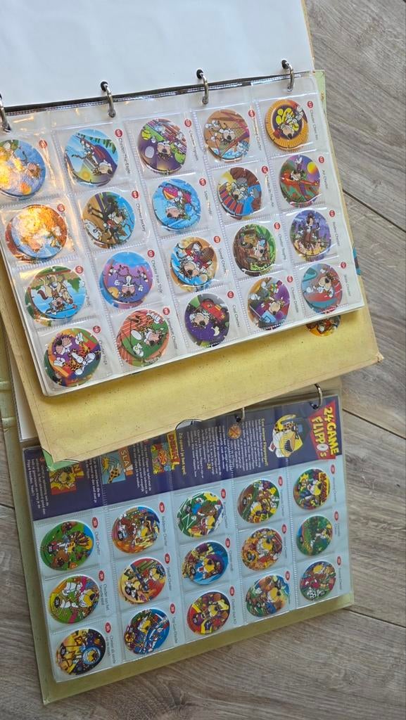 Flippo albums - >85%+ compleet, Ophalen of Verzenden, Cheetos 24 Game, Verzameling, Met verzamelmap(pen)