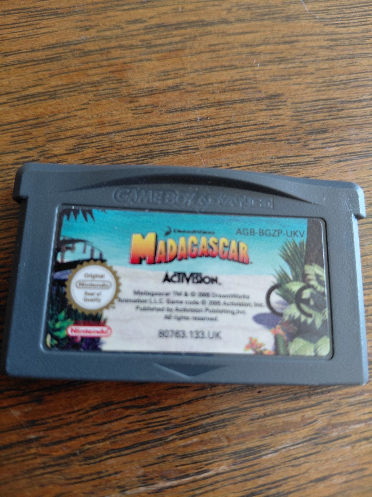 Madagascar Game Boy Advance (GBA) - Activision, Avontuur en Actie, Gebruikt, 1 speler, Ophalen of Verzenden