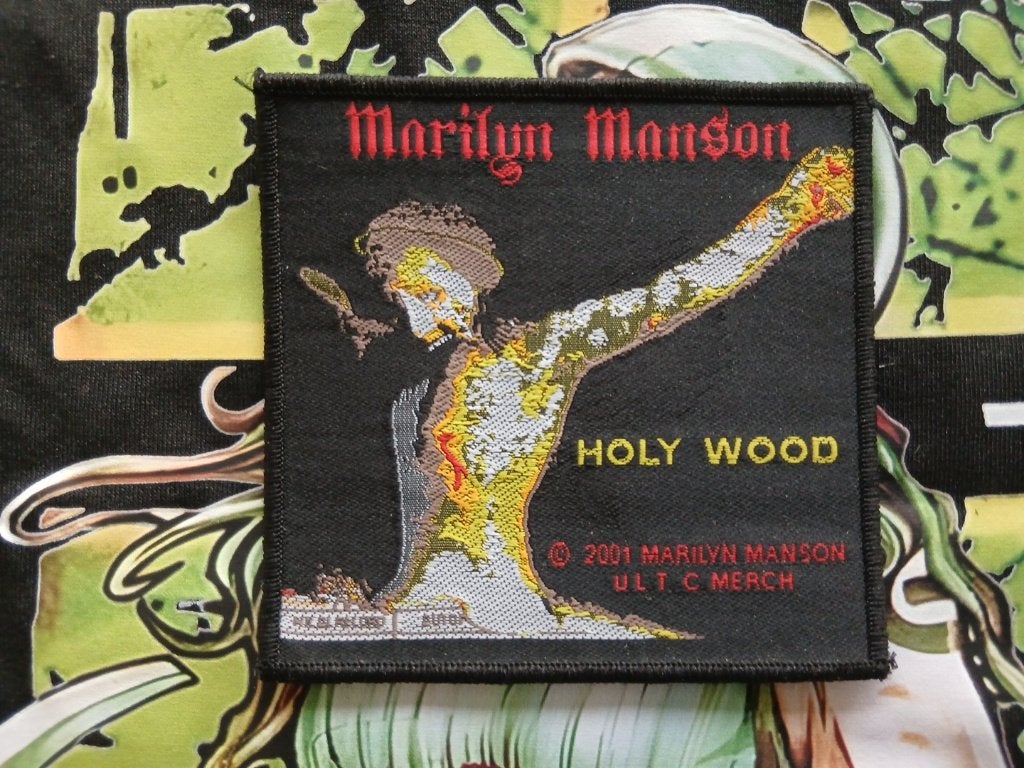 Marilyn Manson leuke vintage 2001 Holy wood patch 17, Verzenden, Nieuw, Kleding