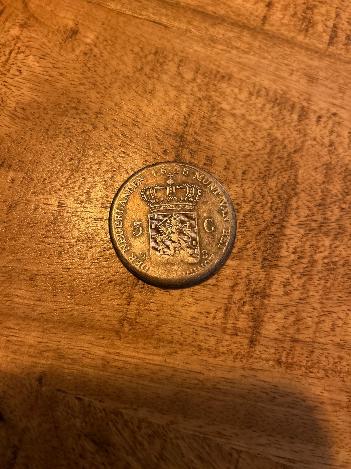Zeldzame 3 Gulden Koning Willem I uit 1823, Ophalen of Verzenden, Koning Willem I, Overige waardes, Losse munt