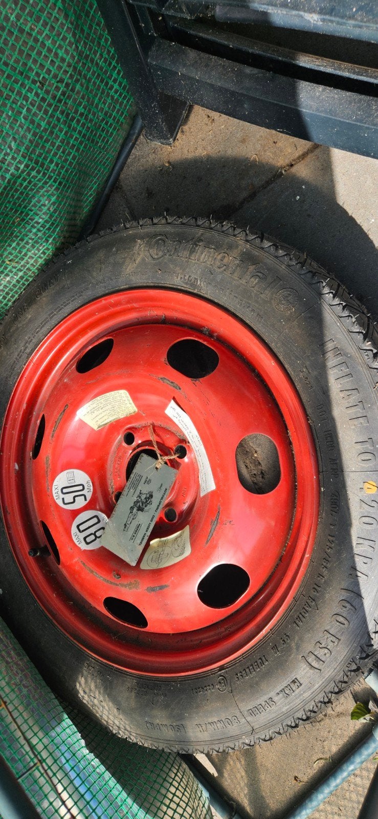 Peugeot Reservewiel Noodwiel thuiskomer 125/85 R16, Ophalen, Gebruikt