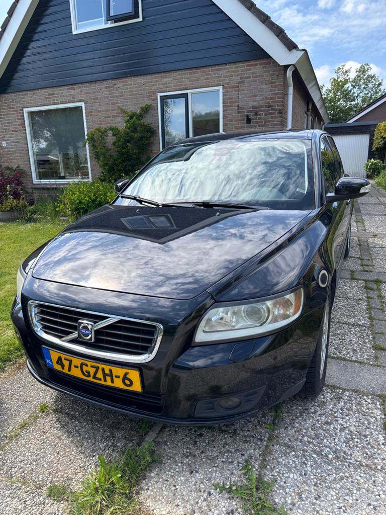 Volvo V50 1.8 2008 Zwart, Auto's, Volvo, Voorwielaandrijving, 125 pk, Zwart, 4 cilinders