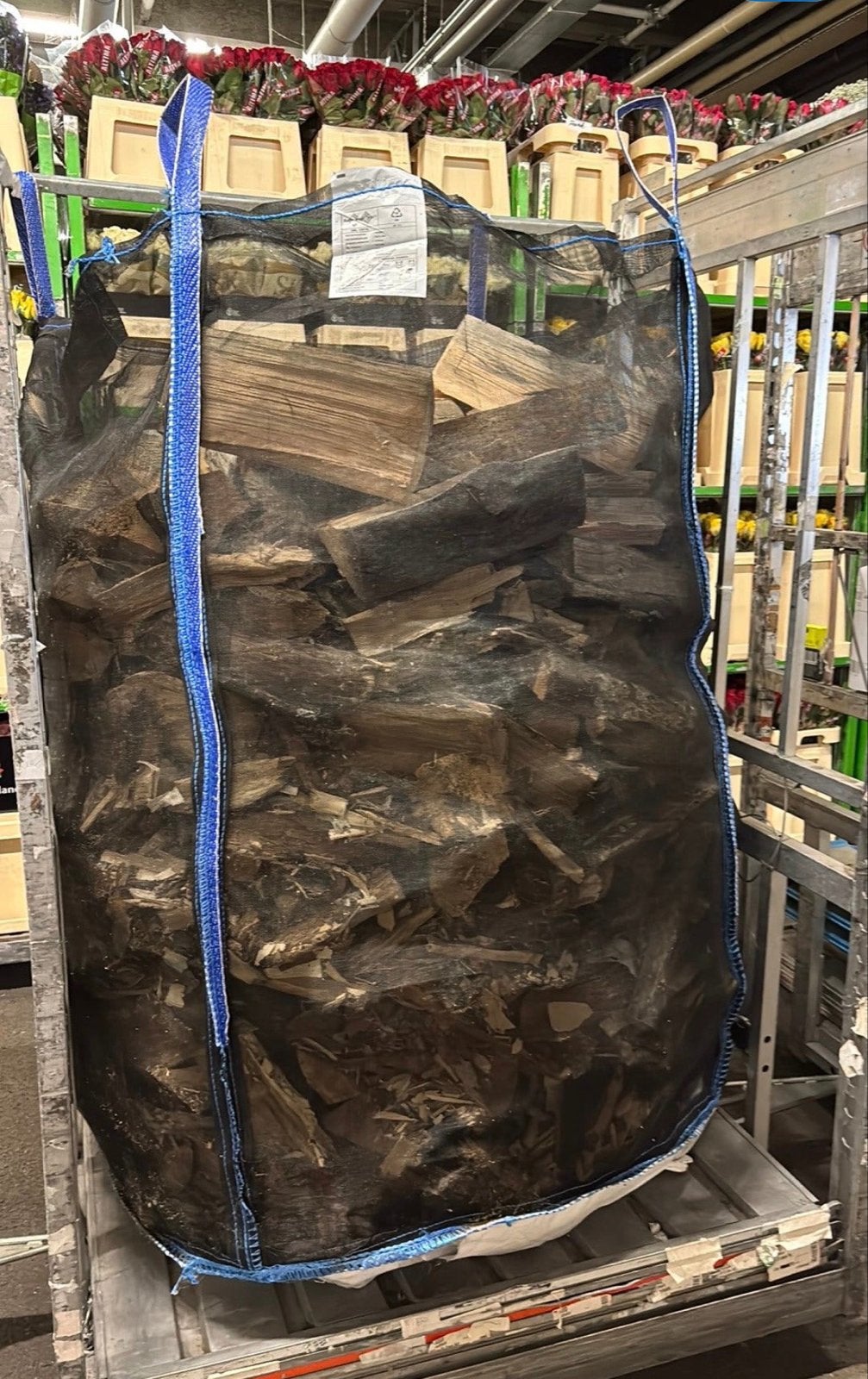 2 kuub gedroogd haardhout - Mix van diverse houtsoorten, Minder dan 3 m³, Ophalen, Eikenhout, Blokken
