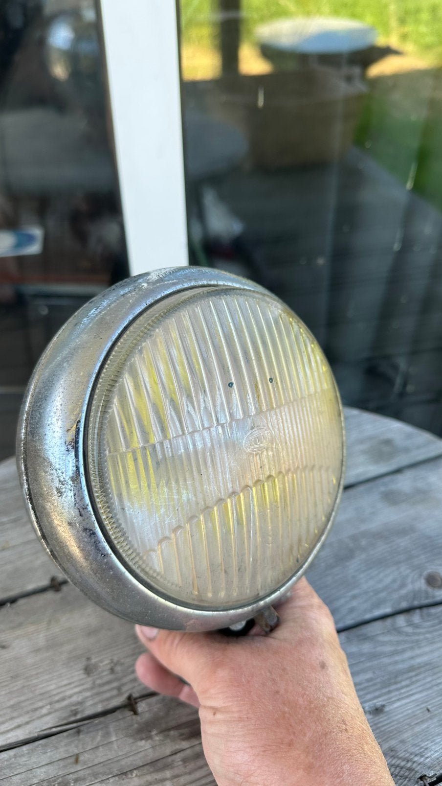 Zeldzame Hella 29110/130 Mistlamp Oldtimer(Mercedes,Porsche), Auto-onderdelen, Verlichting, Hella straat, BMW, Ophalen of Verzenden