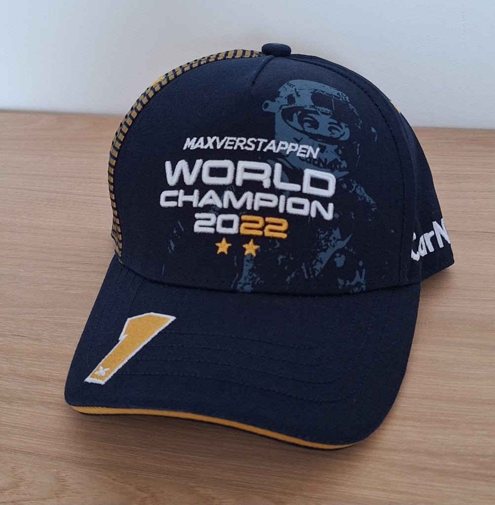 Max Verstappen F1 cap Red Bull World Champion 2022, Ophalen of Verzenden, Nieuw, Formule 1