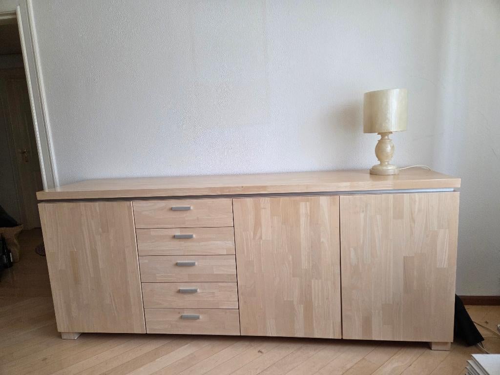 Dressoir, Huis en Inrichting, Kasten | Dressoirs, Ophalen, Gebruikt, Eikenhout, 200 cm of meer