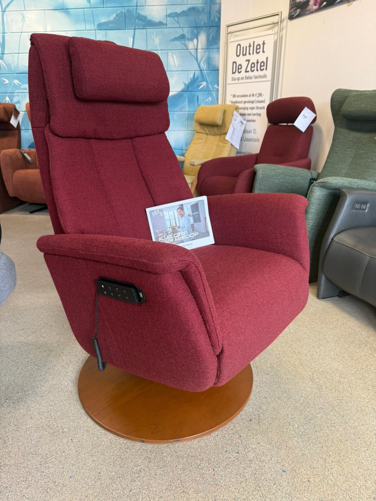 Prominent sta op stoel relax fauteuil gratis bezorging