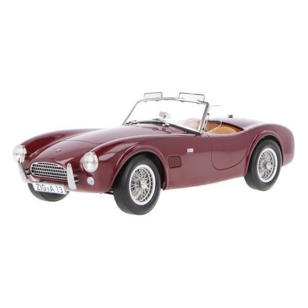 AC Cobra 289 1963 Donker Rood Modelauto 1/18 Norev, Auto, Norev, Ophalen of Verzenden, Norev