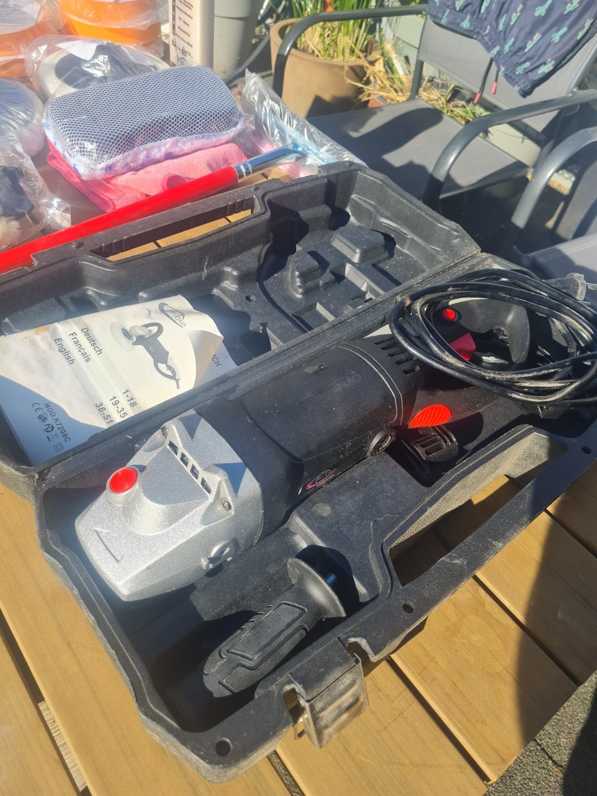 Complete Polijstset met Machine en Diverse Pads, Ophalen