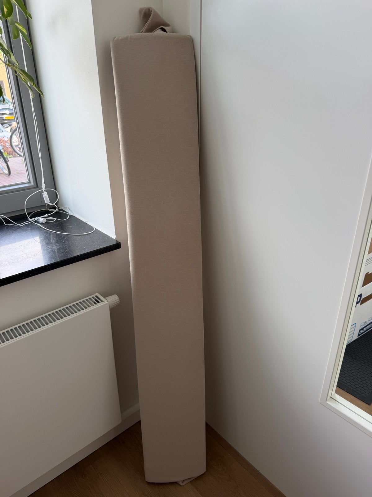 Bedkussen 135cm - Bescherming tegen stoten, Ophalen, Rugkussen, Beige, Met ritssluiting
