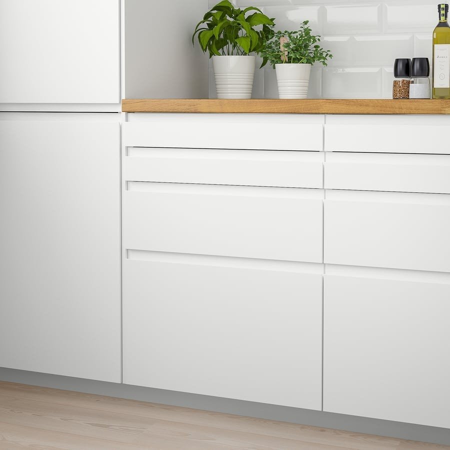 2 st VOXTORP fronten met mat, wit
60 x 10 cm, Huis en Inrichting, Keuken | Keukenelementen, Ophalen, Wit, Nieuw, 50 tot 100 cm