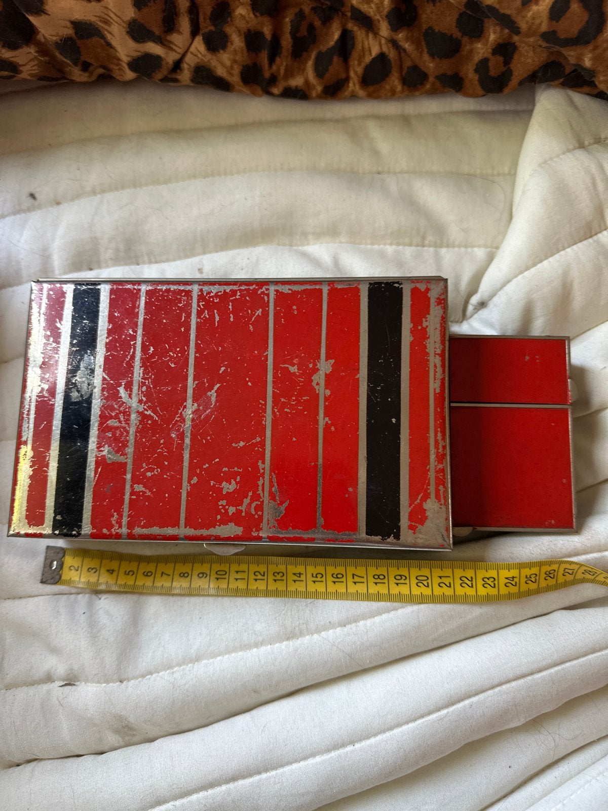Vintage Gulden Vlies Sigarenfabrieken Tabaksdoos, Verzamelen, Ophalen, Gebruikt, Tabaksdoos of Verpakking
