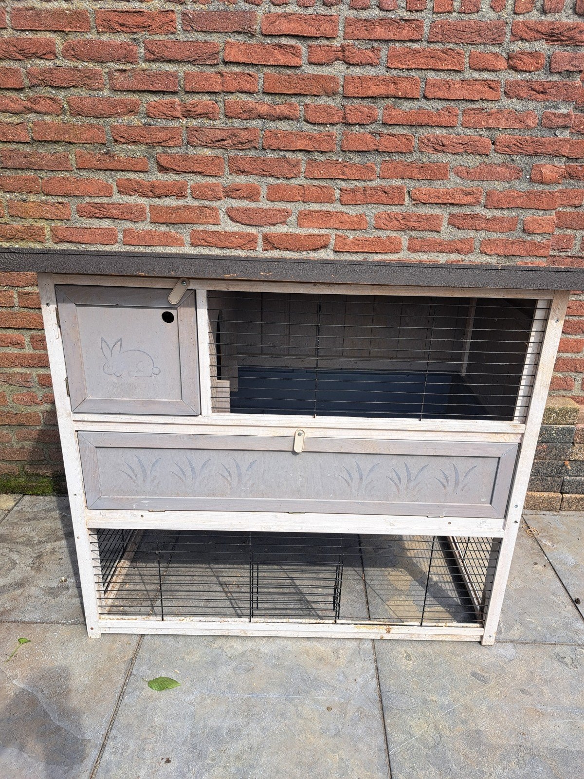 konijnenhok zgan, Dieren en Toebehoren, Ophalen, 110 cm of meer, Cavia, Zo goed als nieuw