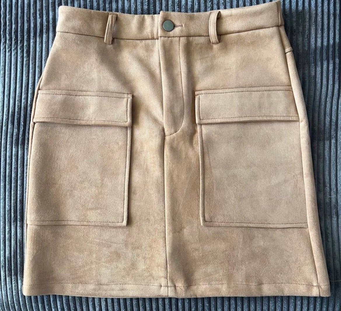 Guts & Gusto suède rokje maat M, Kleding | Dames, Maat 38/40 (M), Beige, Ophalen of Verzenden, Zo goed als nieuw