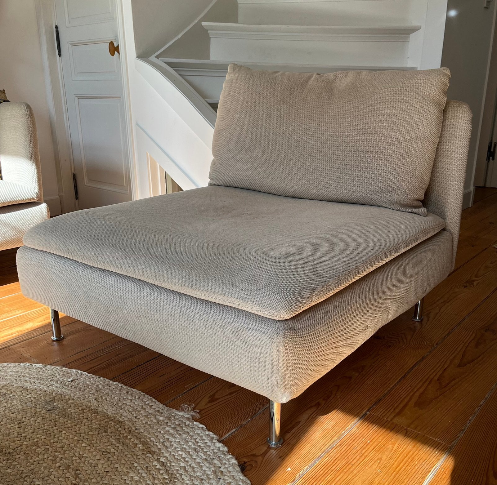 Ikea Söderhamn 1zitselement Replösa beige, Ophalen, Gebruikt