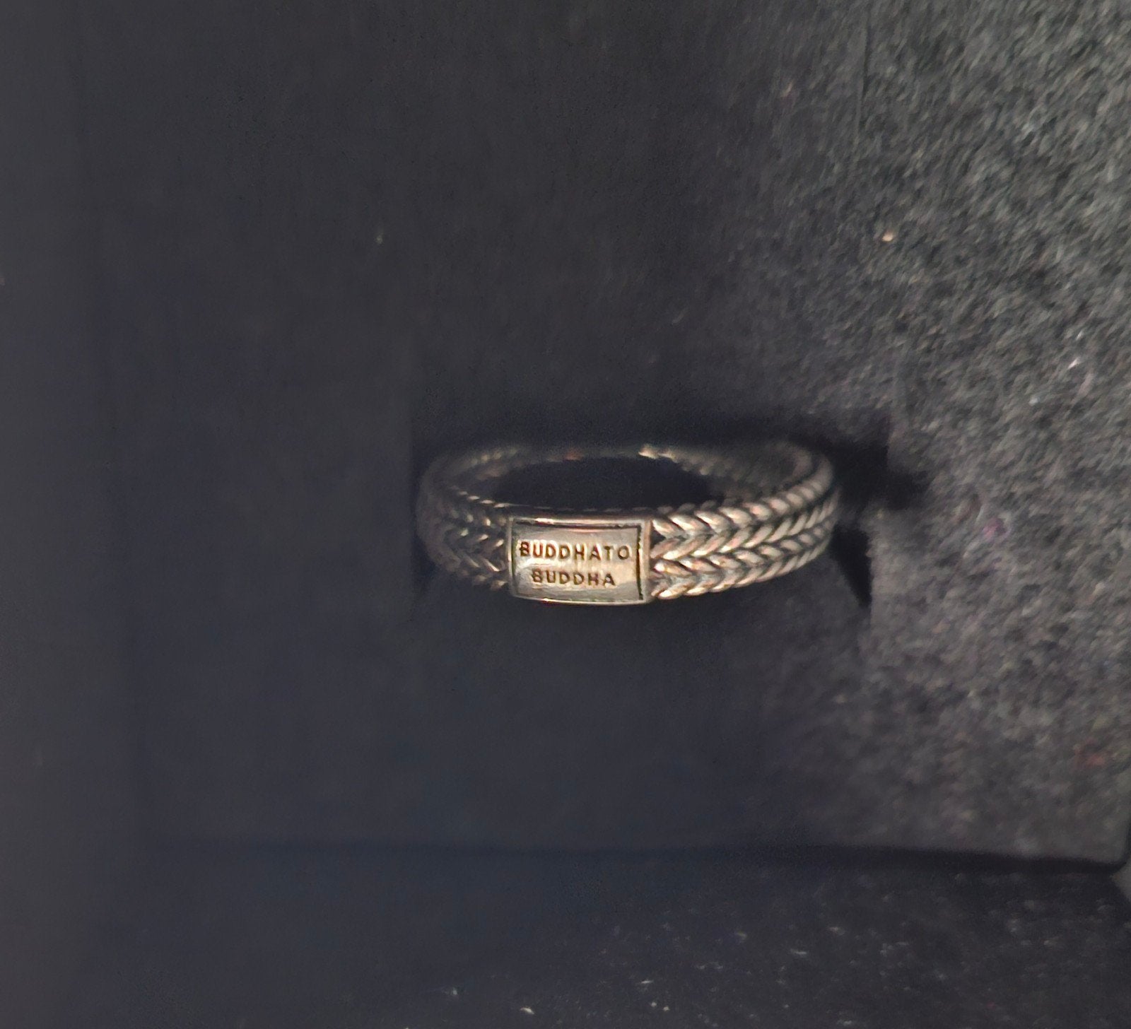buddha to buddha ring maat 17.5 ellen collectie zgan, Ophalen of Verzenden, Zo goed als nieuw, 17 tot 18, Dame of Heer