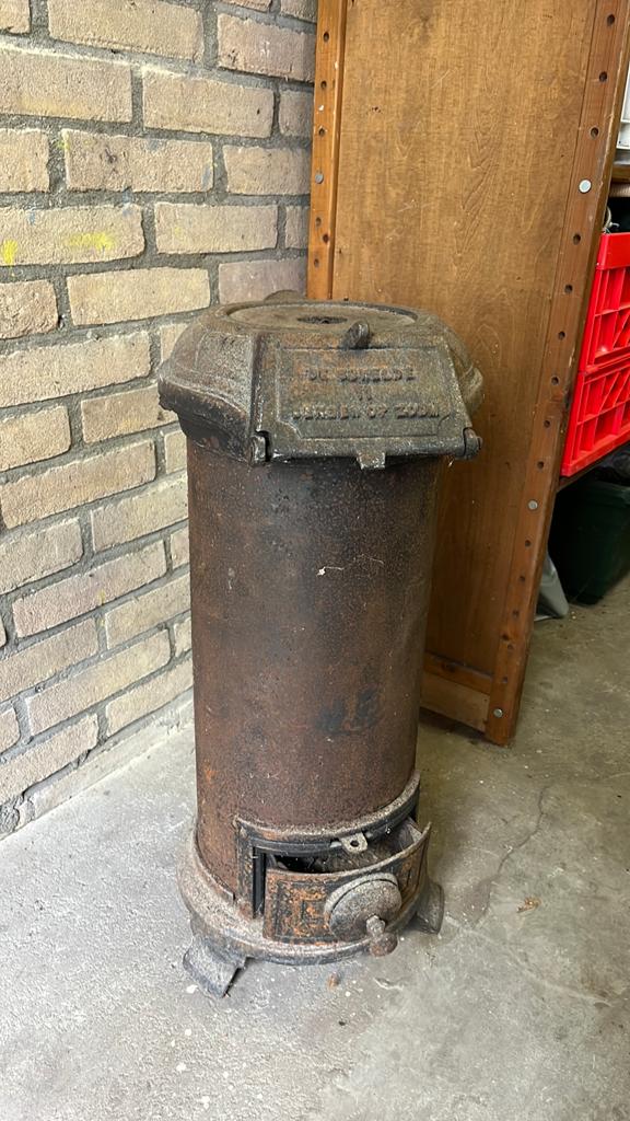 Gietijzeren tuinkachel, Ophalen