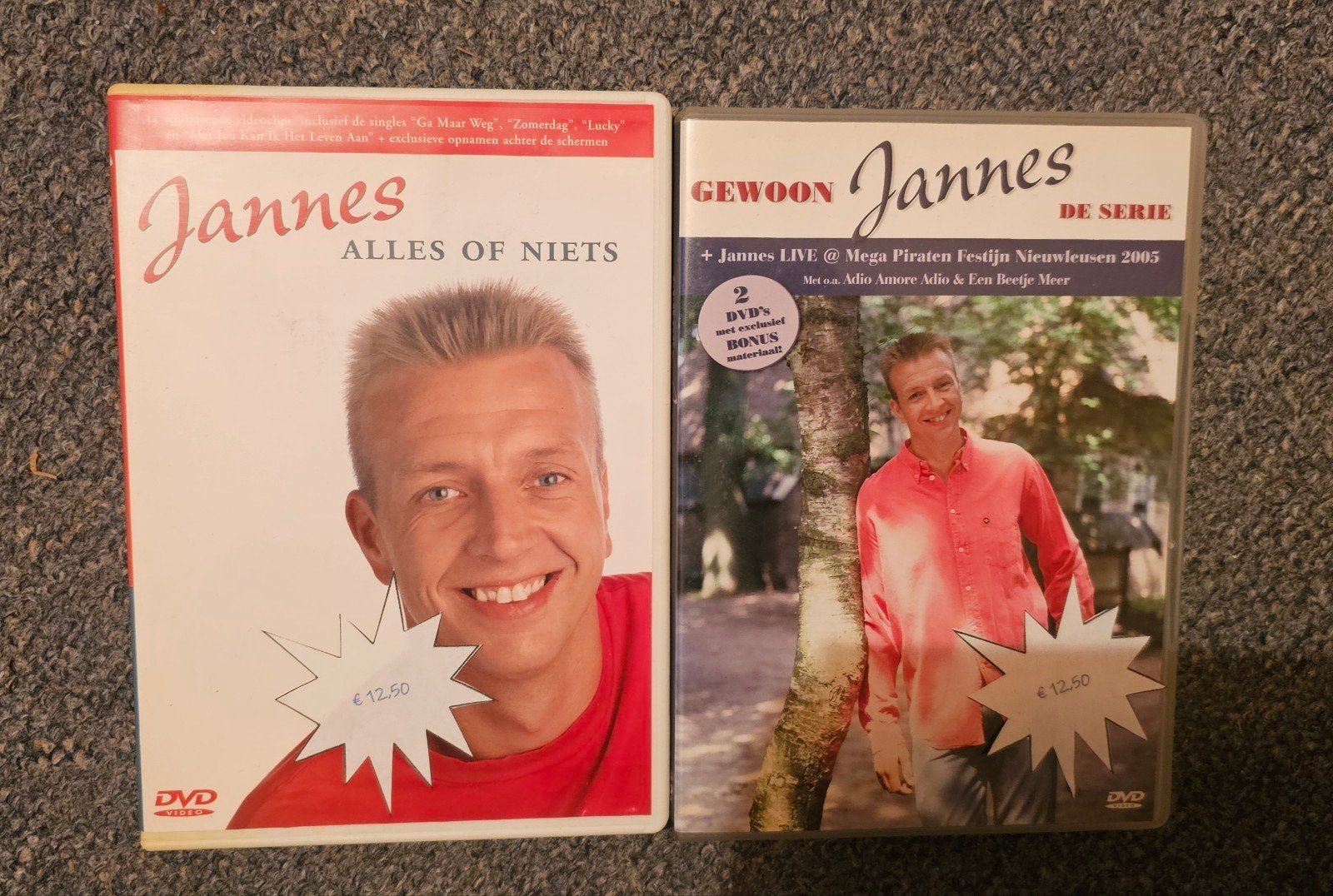 2 dvd's van Jannes, Alle leeftijden, Ophalen of Verzenden, Zo goed als nieuw