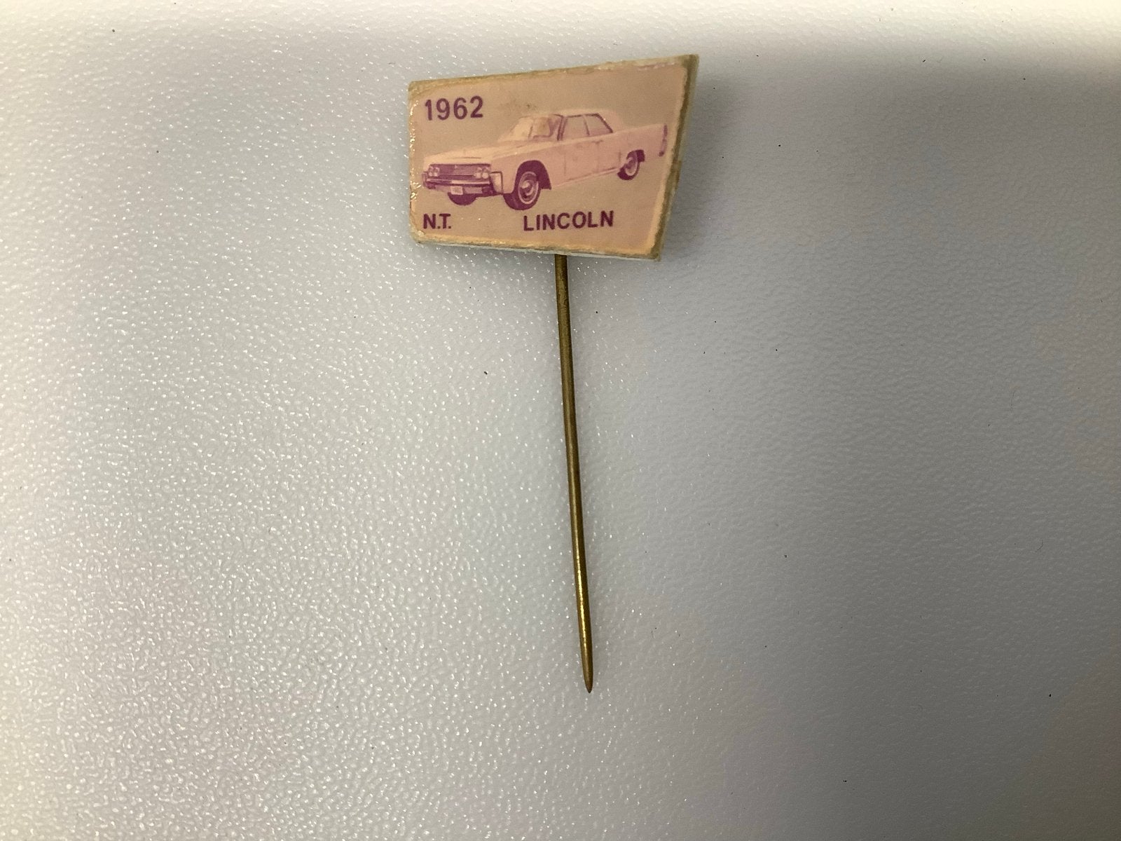 Vintage 1962 Lincoln Auto Speld - Uniek Verzamelobject, Ophalen of Verzenden, Gebruikt
