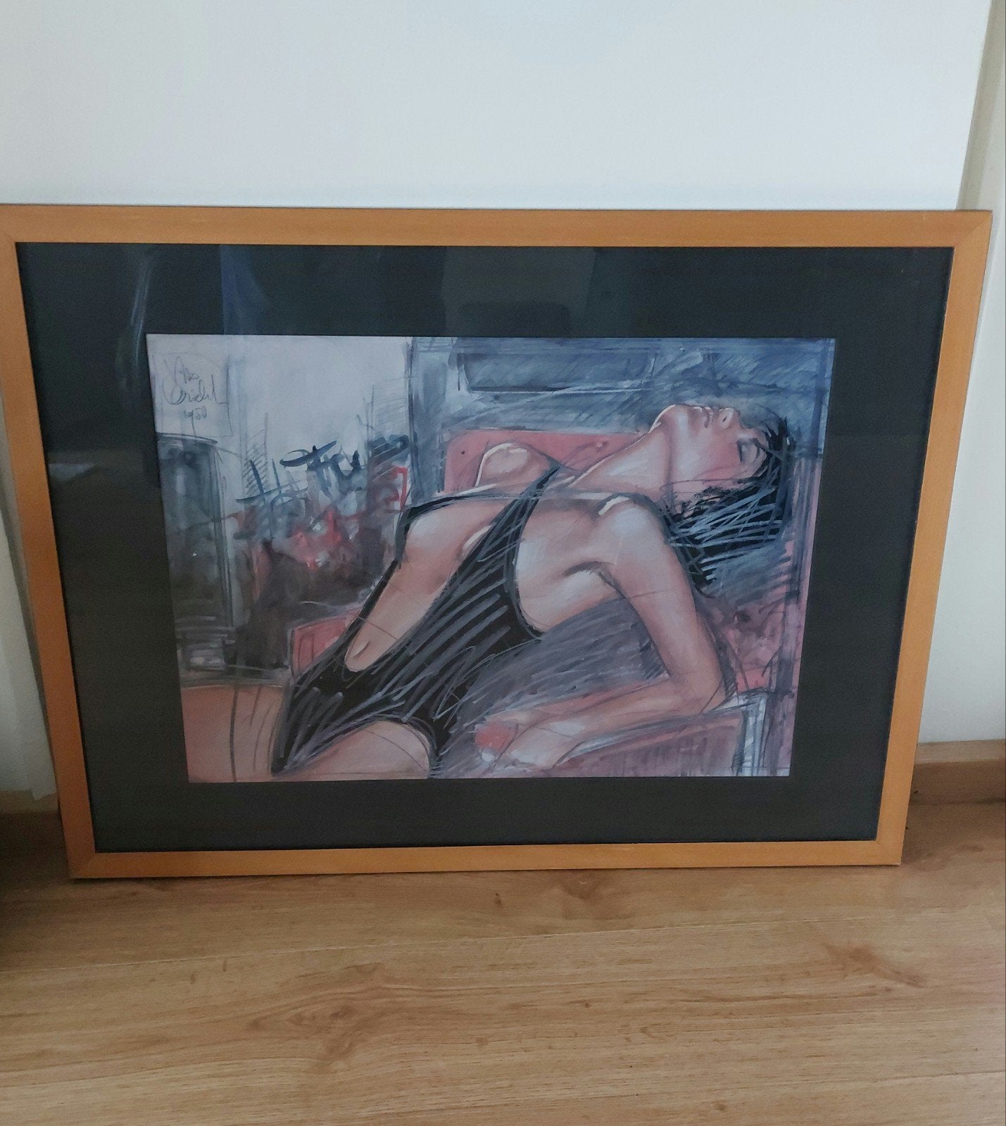 schilderij Nico Vrielink, Ophalen