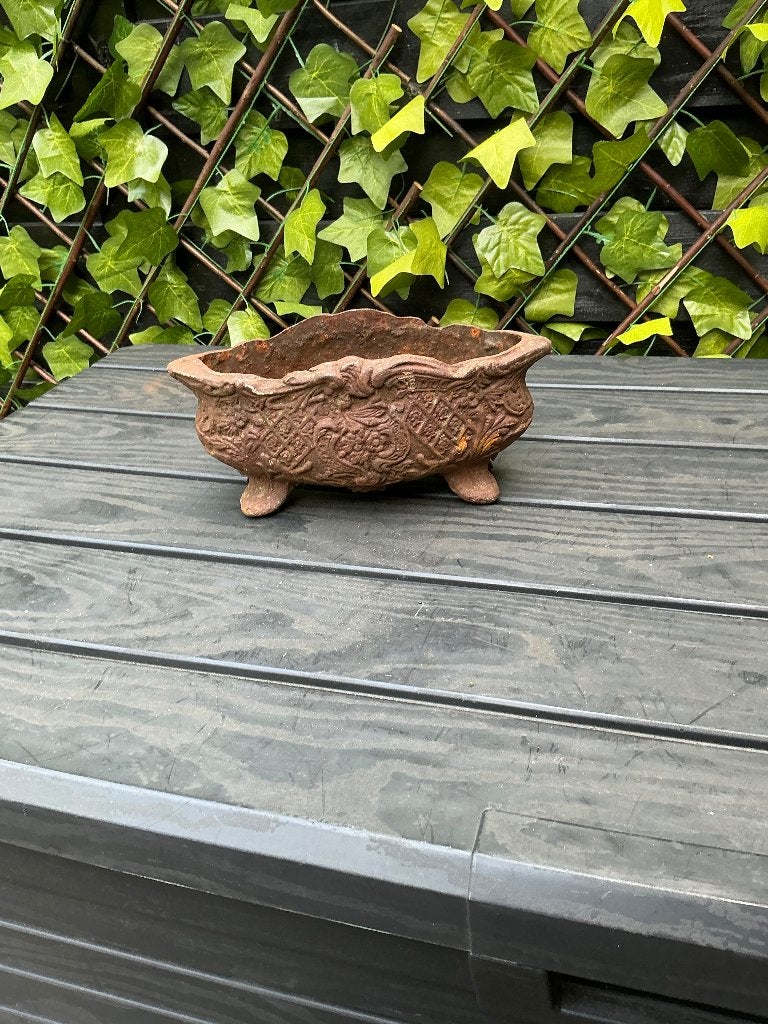 Gietijzeren jardinière, Antiek en Kunst, Ophalen