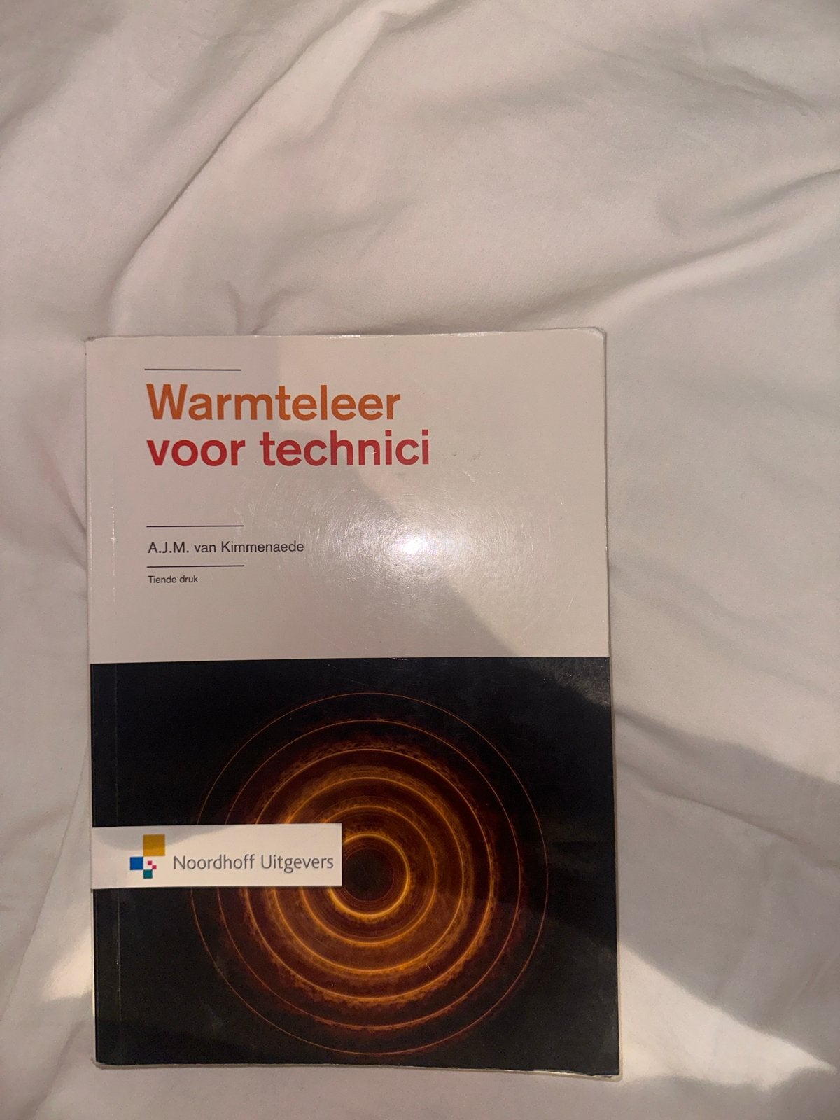 Warmteleer voor technici - A.J.M. van Kimmenaede, Boeken, Ophalen of Verzenden, Zo goed als nieuw, Werktuigbouwkunde