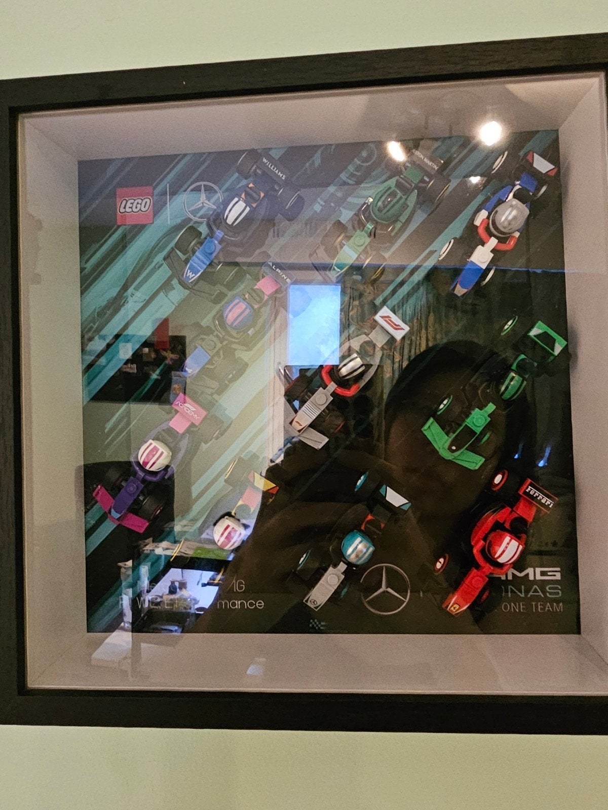 Lego F1 Raceauto's Display Lijst - Uniek Verzamelstuk, Kinderen en Baby's, Speelgoed | Duplo en Lego, Ophalen of Verzenden, Zo goed als nieuw