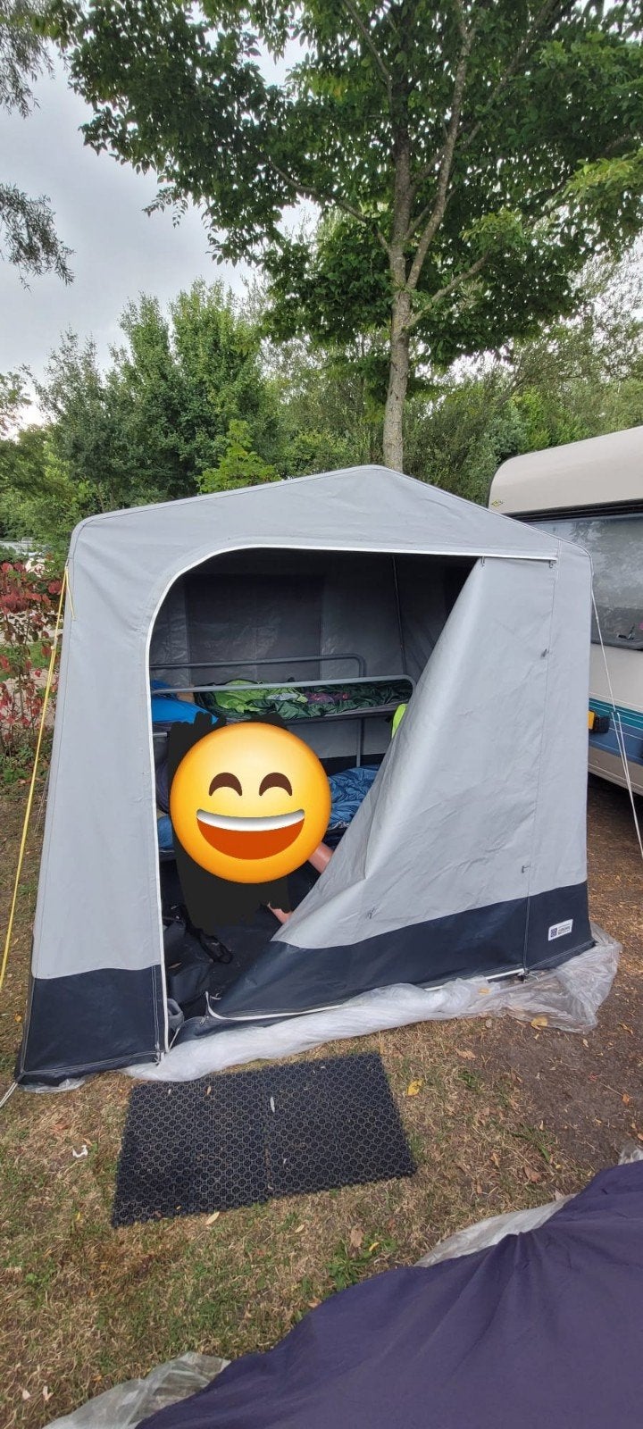 Schuurtent, Caravans en Kamperen, Ophalen, Zo goed als nieuw