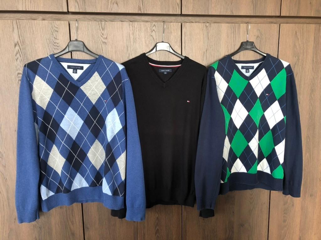 3 truien TOMMY HILFIGER, maat L, Kleding | Heren, Truien en Vesten, Maat 52/54 (L), Tommy Hilfiger, Gedragen, Verzenden