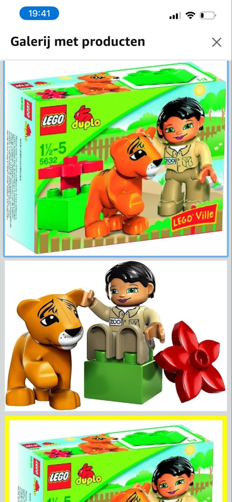 LEGO Duplo 5632 Kleine Tijger - Compleet met doos, Ophalen, Overige thema's, Zo goed als nieuw, Compleet