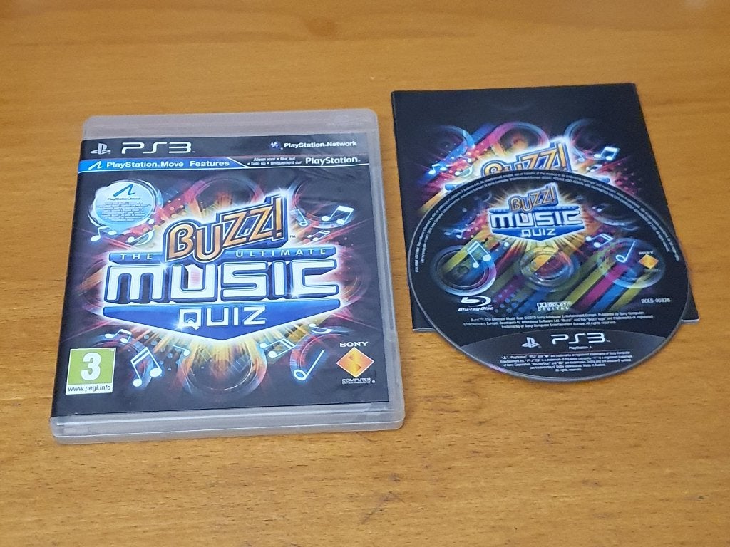 PS3 | Buzz The Ultimate Music Quiz, Muziek, Gebruikt, Ophalen of Verzenden, 3 spelers of meer